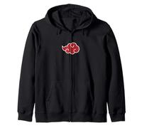 Naruto Shippuden Símbolo de la Nube Roja de Akatsuki Sudadera con Capucha