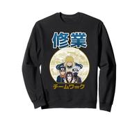 Naruto Shippuden Teamwork Group Portrait with Kanji Anime Sudadera