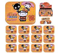 Naruto - Tiritas Infantiles 12 Cajas (288 Uds) - Apósitos Adhesivos Impermeables y Hipoalergénicos en Lata Metálica - Naruto - Para Niños, Escuela, Viajes y Primeros Auxilios