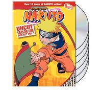 Naruto Sin Cortes – Temporada 1 Vol. 1 – DVD – Reino Unido – Warner Bros.