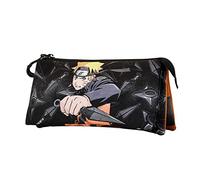 Educa Borrás Estuche portatodo triple Naruto Weapons ECO Negro 23 x 11 cm