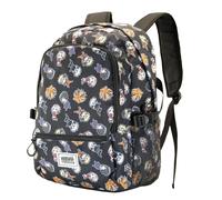 Karactermania Mochila Naruto Wind Fight HS FAN – Negro 31 x 44 cm Capacidad 24 L