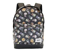 Naruto Wind-Mochila HS FAN, Negro, 30 x 43 cm, Capacidad 22 L