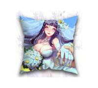 (Naruto5) Fundas de almohada de Naruto de 45 x 45 cm, funda para reposacabezas, cojín para coche, decoración