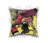 (Naruto8) Fundas de almohada de Naruto de 45 x 45 cm, funda para reposacabezas, cojín para coche, decoración