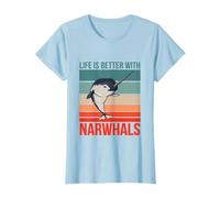 Narval La vida mejor Cetáceo Narvales Camiseta