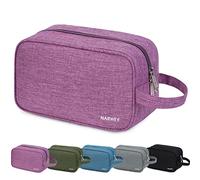 Narwey Bolsa de Aseo Neceser Viaje Mujer Kit de Aseo Bolsa de Maquillaje Organizador Neceser Maquillaje Cosmético Hombre (Morado)