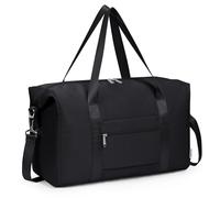 Narwey Ryanair - Bolsa de cabina de 40 x 20 x 25 pulgadas para debajo del asiento, equipaje de mano Ryan Air Travel Duffel bolsa de hospital para mujeres y hombres, 20 L, Black