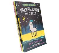 Narwhal and Jelly Series (Book 7-9) By Ben Clanton: Graphic Novels 3 Books Collection Set (Narwhalicorn And Jelly, A Super Scary Narwhalloween & Narwhal's Sweet Tooth)