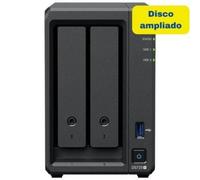 NAS Interno Synology 8TB 2,5GbE DS725+ 2 Bahías DDR4 ECC Expansión SSD NVMe