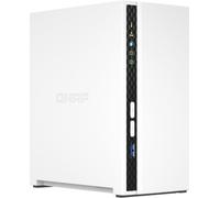 QNAP TS-233 servidor de almacenamiento NAS Torre ARM Cortex-A55 2 GB 0 TB QNAP QTS Blanco