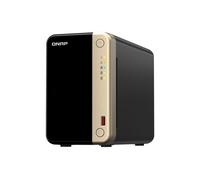 QNAP TS-264 NAS Torre Intel® Celeron® N5095 8 GB 0 TB QNAP QTS Negro, Oro