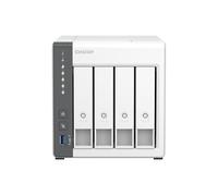 QNAP TS-433 NAS Torre ARM Cortex-A55 4 GB 0 TB QNAP QTS Blanco