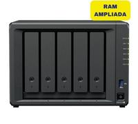 NAS Synology Diskstation DS1525+/ 5 Bahías 3.5'- 2.5'/ 32GB DDR4/ Formato Torre
