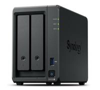 Synology DiskStation DS725+ servidor de almacenamiento NAS Ryzen Embedded R1600 4 GB DDR4 0 TB Negro