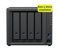 Nas synology diskstation ds925+/ 4 bahías 3.5'- 2.5'/ 8gb ddr4/ 16tb/ formato torre (DS925+/8G 16TB)