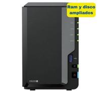 NAS Synology DS225+ 8TB 2 Bahías 6GB DDR4 SATA 2.5GbE Torre Hot Swap