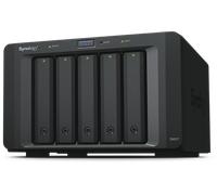Unidad de expansión Synology DX517 para DiskStation de 5 bahías [0/5 3,5"/2,5" SATA HDD/SSD, 1x puerto eSATA]
