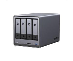 NAS Ugreen 25372B 112TB, 2.5GbE, IA, Nube Privada, Sin Discos, USB 10Gbps