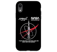 NASA Apollo 11 Misión Saturn V Cohete Worm Logo Carcasa para iPhone XR