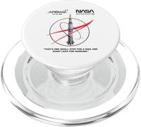 NASA Apollo 11 Misión Saturn V Cohete Worm Logo PopSockets PopGrip para MagSafe