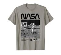 NASA Apollo Misión Astronauta Luna Worm Logo Camiseta