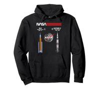 NASA Artemis Apollo Luna Misión SLS Saturn V Sudadera con Capucha