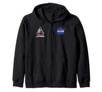 NASA Artemis II Misión Insignia Meatball Logo Sudadera con Capucha