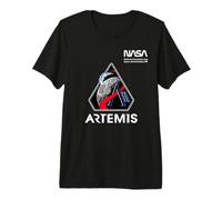 NASA Artemis II Misión Patch Worm Logo Camiseta Premium