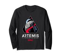 NASA Artemis II Patch Logo To The Moon and Beyond Space Manga Larga