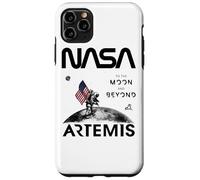 NASA Artemis Misión Astronauta Luna Bandera USA Worm Logo Carcasa para iPhone 11 Pro Max