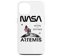 NASA Artemis Misión Astronauta Luna Bandera USA Worm Logo Carcasa para iPhone 13