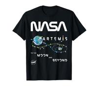 NASA Artemis Misión Exploración Insignia Worm Logo Camiseta
