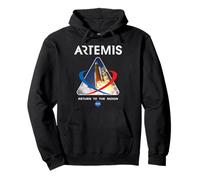 NASA Artemis Misión SLS Lanzamiento Return to the Moon Logo Sudadera con Capucha