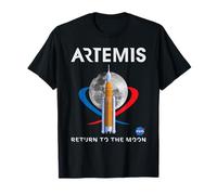NASA Artemis Misión SLS Luna Return To The Moon Logo Camiseta
