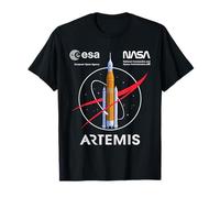 NASA Artemis Misión SLS Worm and Esa Logo Camiseta