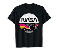 NASA Artemisa II NASA Retro Space Planet Saturno Camiseta