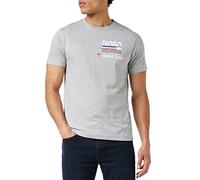 Nasa Camiseta aeronáutica para Hombre, Gris, Talla M UK