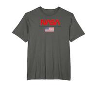 NASA Camiseta Unisex Blue S Manga Corta T-Shirt Hombre Mujer Niños