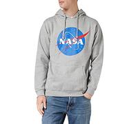 Nasa Circle Logo, Capucha Hombre, Gris (Grey Marl SPO), Medium