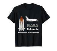 NASA Columbia Space Shuttle Worm Logo Camiseta