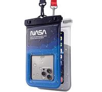 NASA Funda impermeable móvil sumergible - AirLock™ 20 m (Pack de 2) | Pantalla táctil bajo el agua | Sumergible 20 m | Producto oficial NASA | Flotante K24 | PVC reforzado | Casi cualquier móvil