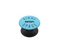 NASA Gimme Space with NASA Worm Logo Camiseta de Manga Larga PopSockets PopGrip Adhesivo