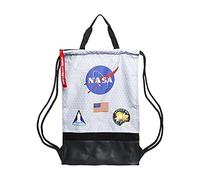 NASA Houston-Saco de Cuerdas Storm con Asas, Gris, 34 x 49 cm
