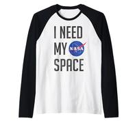 NASA I Need My Space Camiseta de manga larga Camiseta Manga Raglan