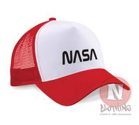Nasa Logo Ciencia Espacial Luna Astronauta Media Malla Retro Béisbol Gorra