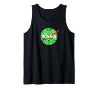 NASA Lucky Clover Logo St. Patrick's Day Space Science Camiseta sin Mangas