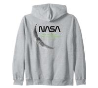 NASA - Luna Explora el Universo, Negro Sudadera con Capucha