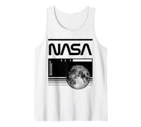 NASA - Plan Lunar y código de Barras Camiseta sin Mangas