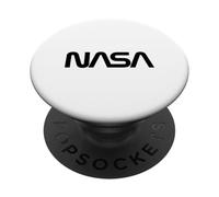 NASA - Retro Worm Logo PopSockets PopGrip Adhesivo